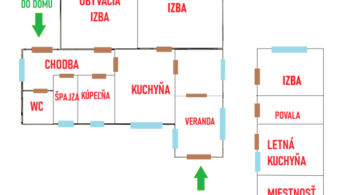 4 B pôdorys dom a stavba